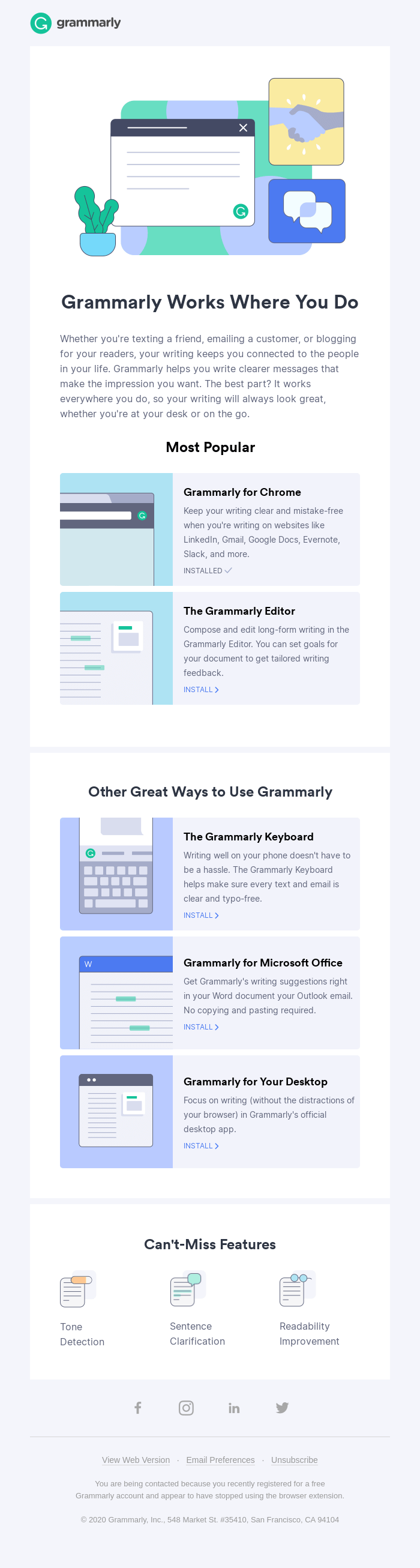 Get the most out of your Grammarly account - Grammarly Email Newsletter