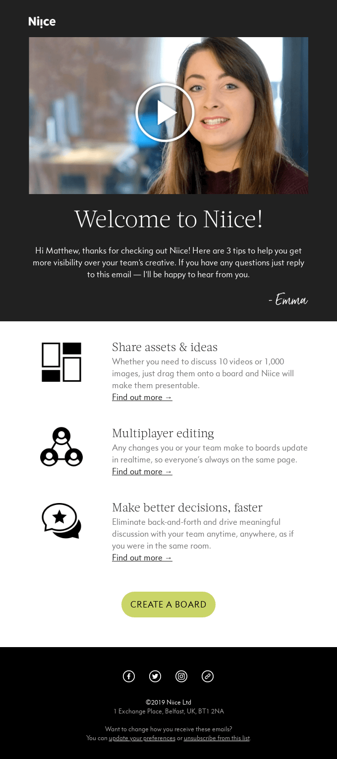 👀 Get more visibility over your team's creative. - Niice Email Newsletter