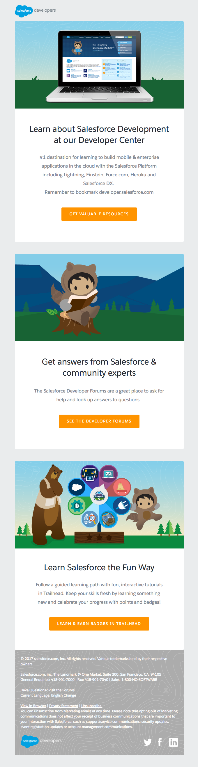 Bookmark these popular resources - Salesforce Email Newsletter
