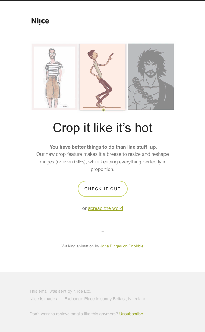 NEW! Crop it like it’s hot. - Niice Email Newsletter
