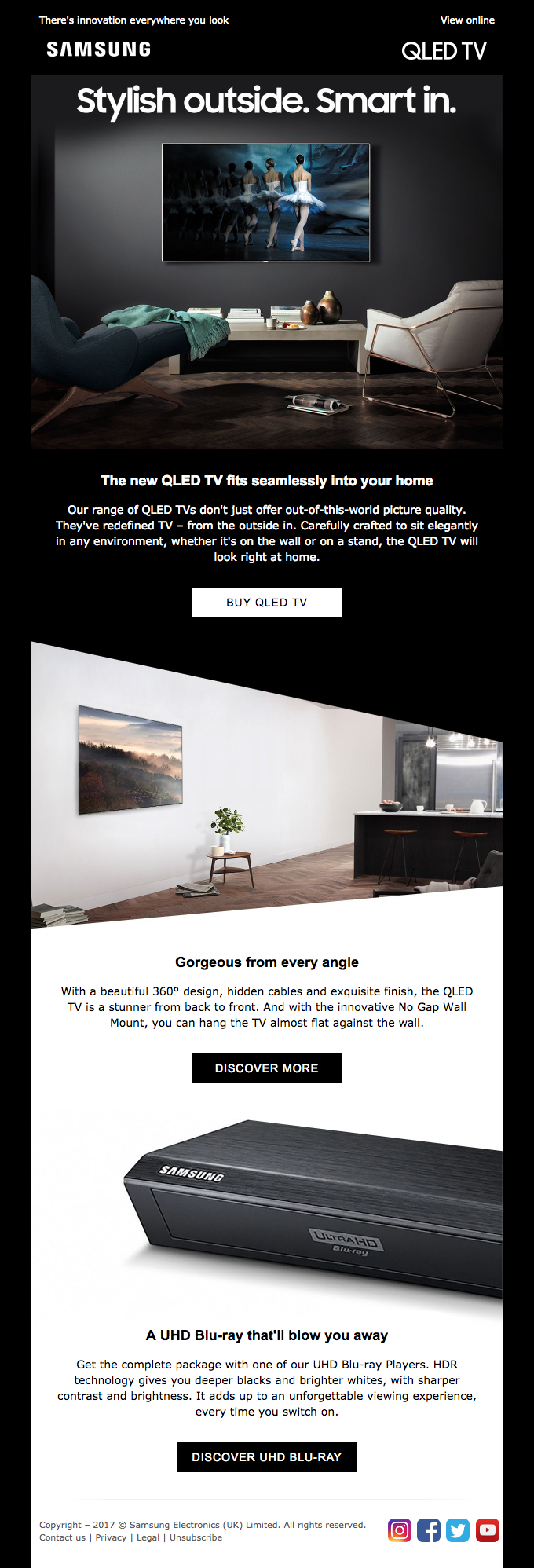 QLED TV is more than TV - Samsung Email Newsletter