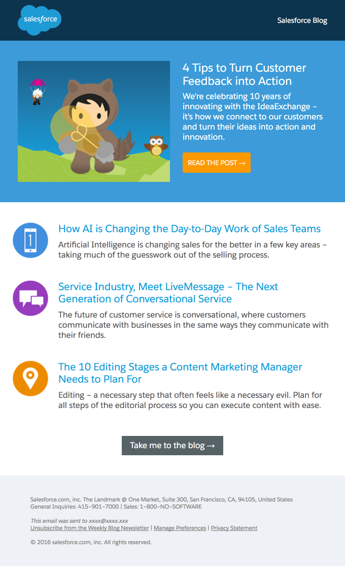 Your greatest resource for innovation: Your customers - Salesforce Email Newsletter